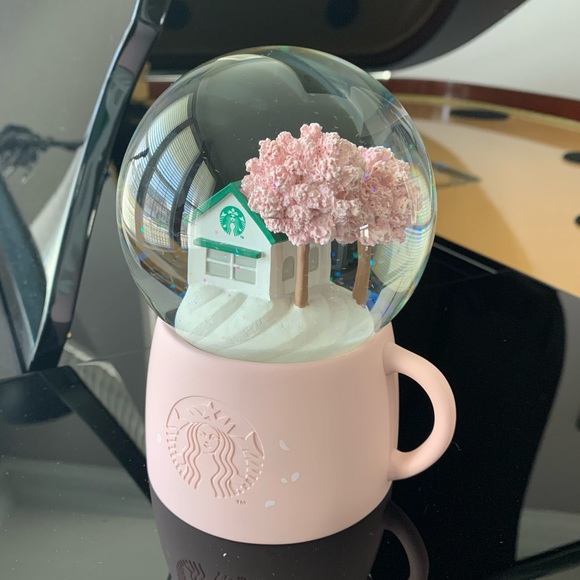 Starbucks Other - ⬇️REDUCED Starbucks 2019 Cherry Blossom Snow Globe